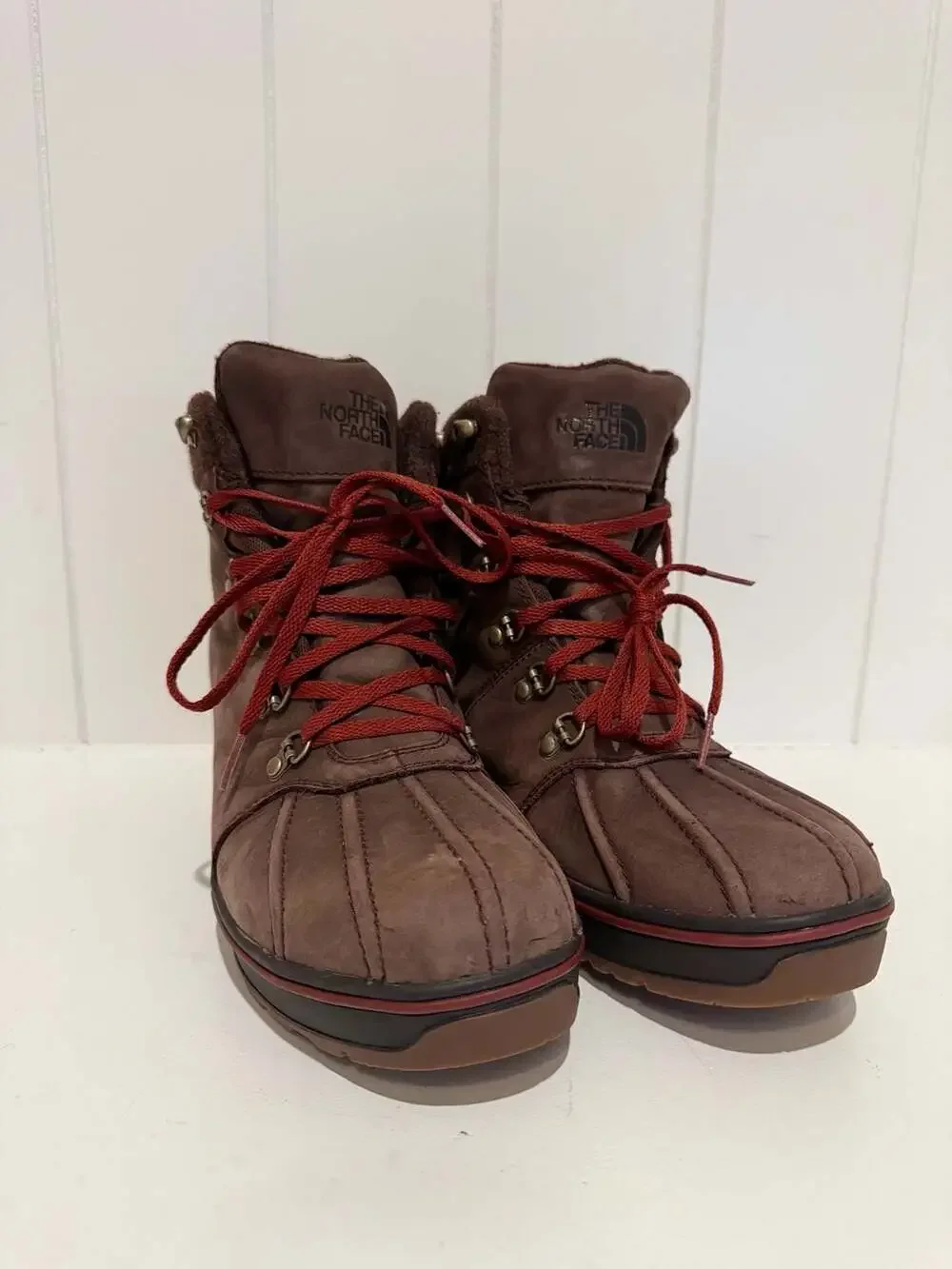 The North Face Ballard Duck Boots Waterproof Heatseeker Insulated Brown Mens Siz